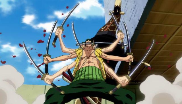 海贼王:从无刀流到九刀流,你最喜欢索隆的哪个招式?