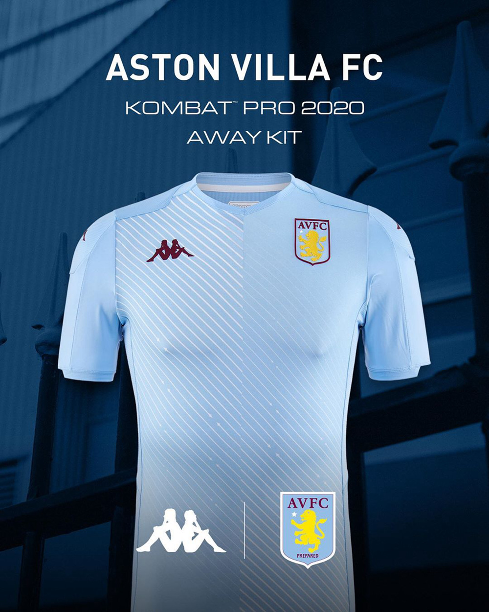 阿斯顿维拉201920赛季客场球衣发布