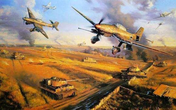 斯图卡俯冲轰炸机空中的咆哮死神刺耳的声音就是战场的催命符