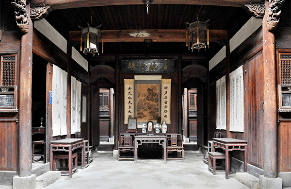 胡适故居再简单不过.