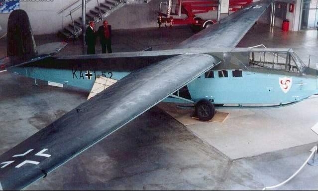 二战中德军的dfs230突击滑翔机,其实是受苏联人启发而研制的