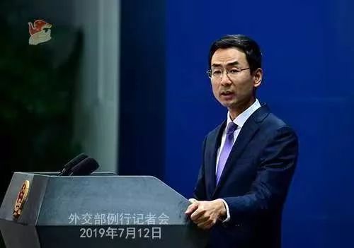 ▲7月12日,内政部发言人耿爽掌管例行记者会。