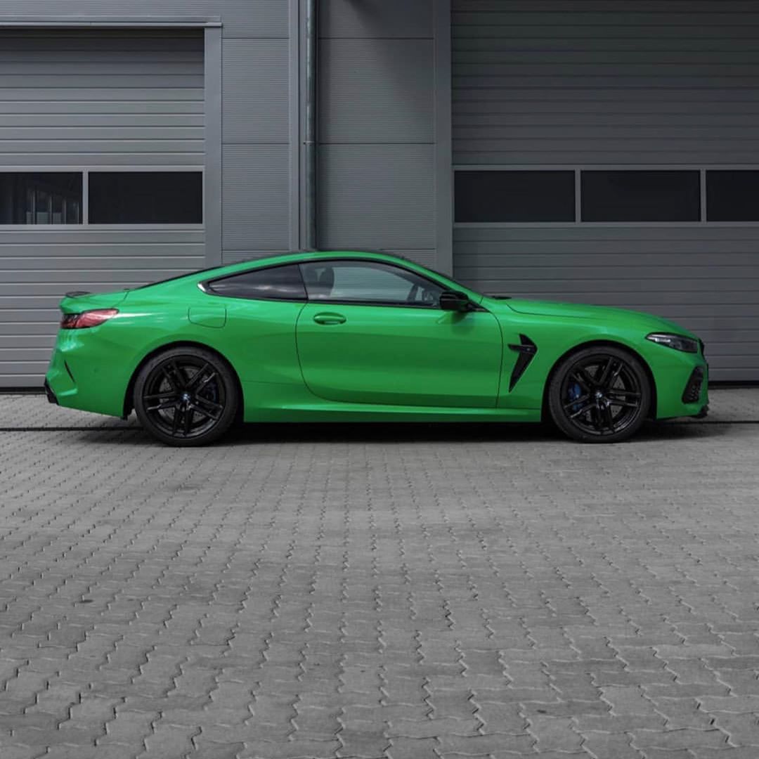 宝马# 绿色的很帅 全新宝马m8 competition. 来自宿胖子侃车 - 尾博