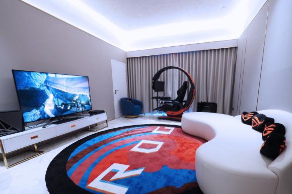 没见过的奢华电竞主题房rog艺珺酒店打造游戏圣地