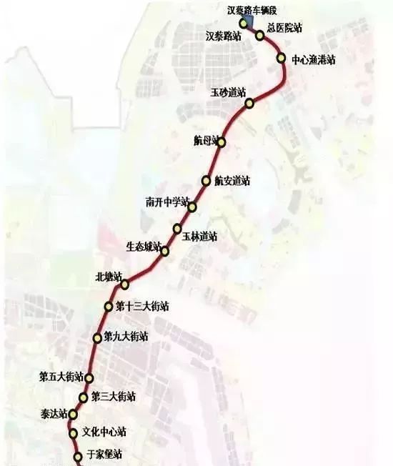 交通丨地铁z4线泰达站开工!车站建成后与津滨轻轨9号线换乘