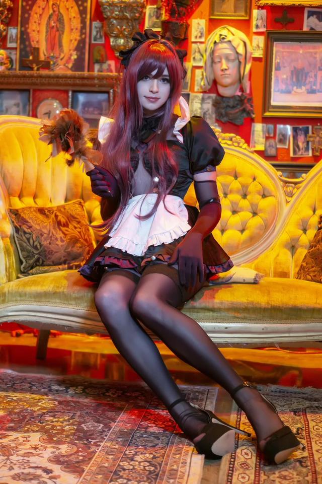 女装大佬sneaky放出新cos美图 性感妩媚大长腿诱人