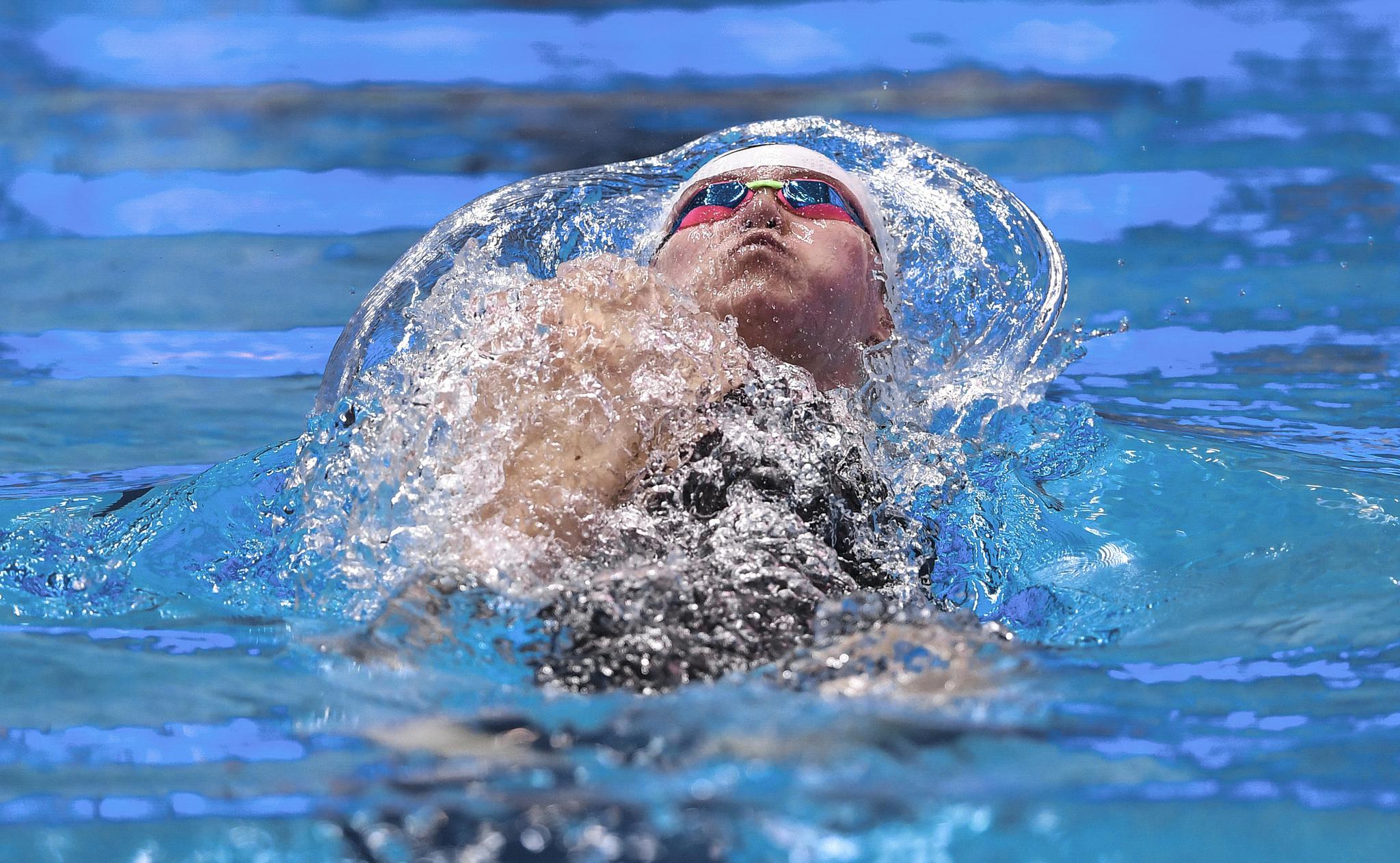 游泳世锦赛傅园慧无缘女子50米仰决赛