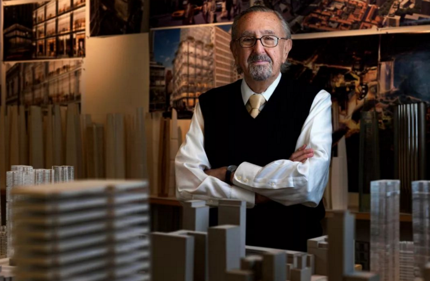 建筑大师西萨佩里辞世曾设计世界最高双子塔楼