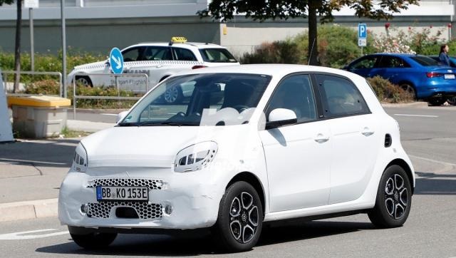 奔驰smart新款四门纯电轿车曝光,很q!很萌!