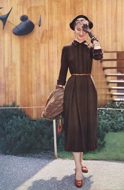 西方20世纪50年代服装图片