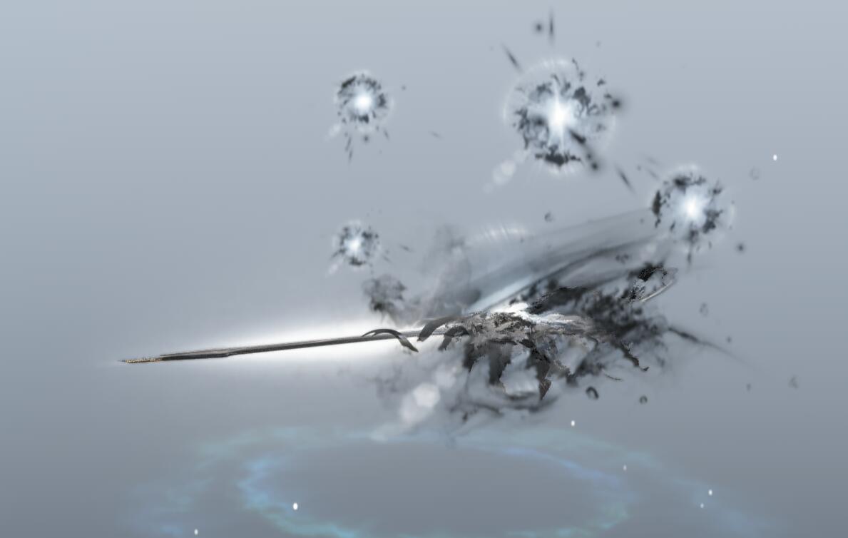 暂且不说这把飞剑在外观以及特效上面的表现,单与同类游戏横向对比,就