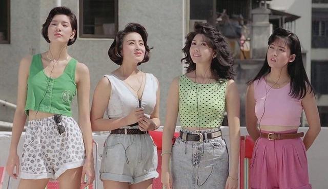 80年代的港风复古穿搭,露脐装搭配高腰短裤,1分钟变身王祖熙|露脐装|