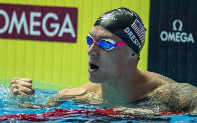 德雷塞尔3金压孙杨,总奖牌31超中国