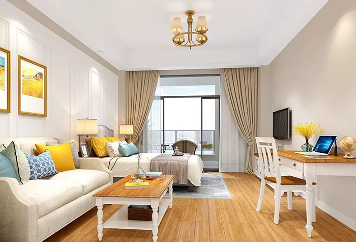 海口精装小户型怎样装修最合理呢给您晒35平两室一厅