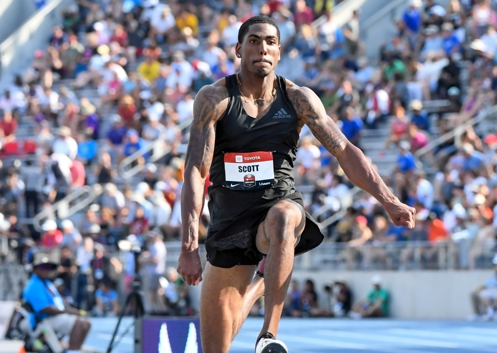 美国田径锦标赛科尔曼百米夺冠