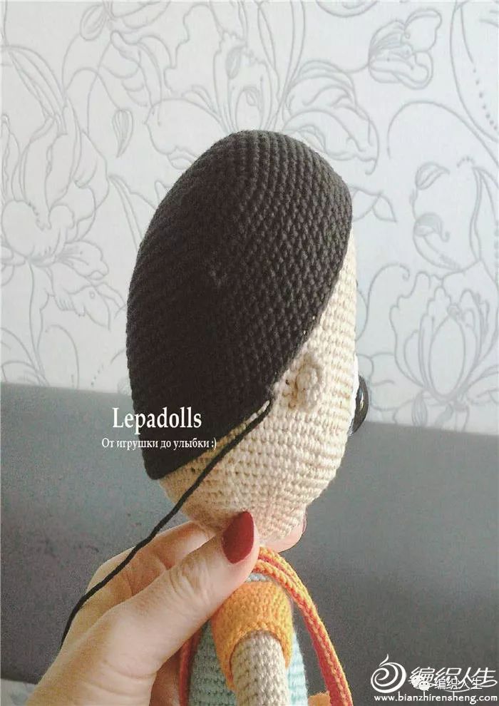 趣编织4股棉:仿俄网钩针麻花辫娃娃(附图解)|娃娃|钩针|麻花辫_新浪