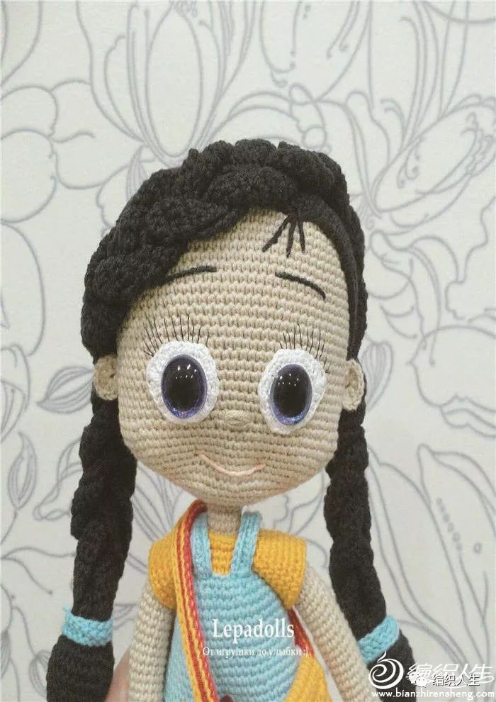 趣编织4股棉:仿俄网钩针麻花辫娃娃(附图解)|娃娃|钩针|麻花辫_新浪