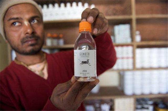 继牛粪饼之后印度又推出牛尿饮料80元一瓶风靡印度