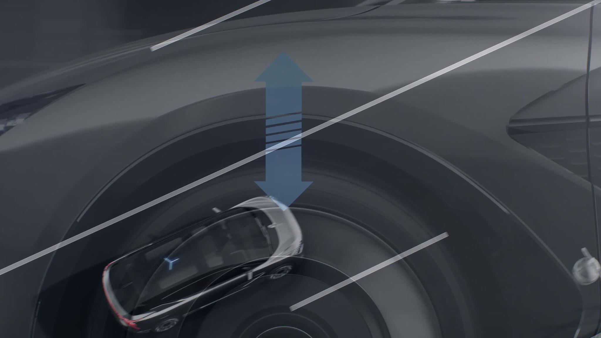 高合HiPhi 1空气悬架后轮转向