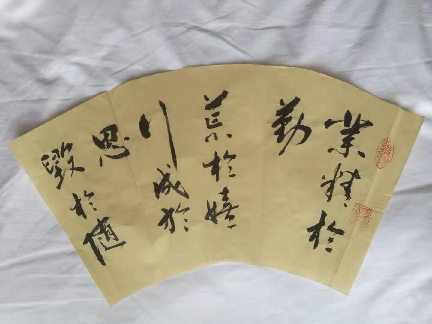 著名书法家杨天衡慕田峪长城挥毫泼墨展示书法艺术