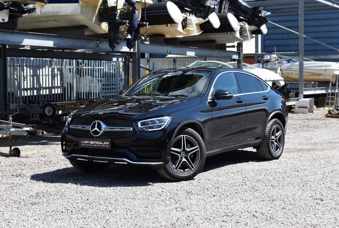 运动的轿跑风 新款奔驰glc coupe海外实车