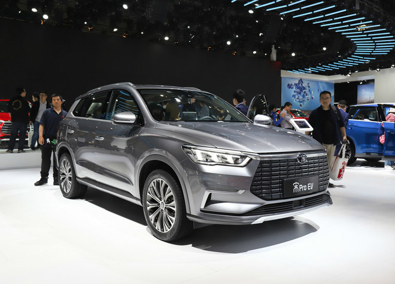 比亚迪宋proev实车到店nedc续航里程达502km