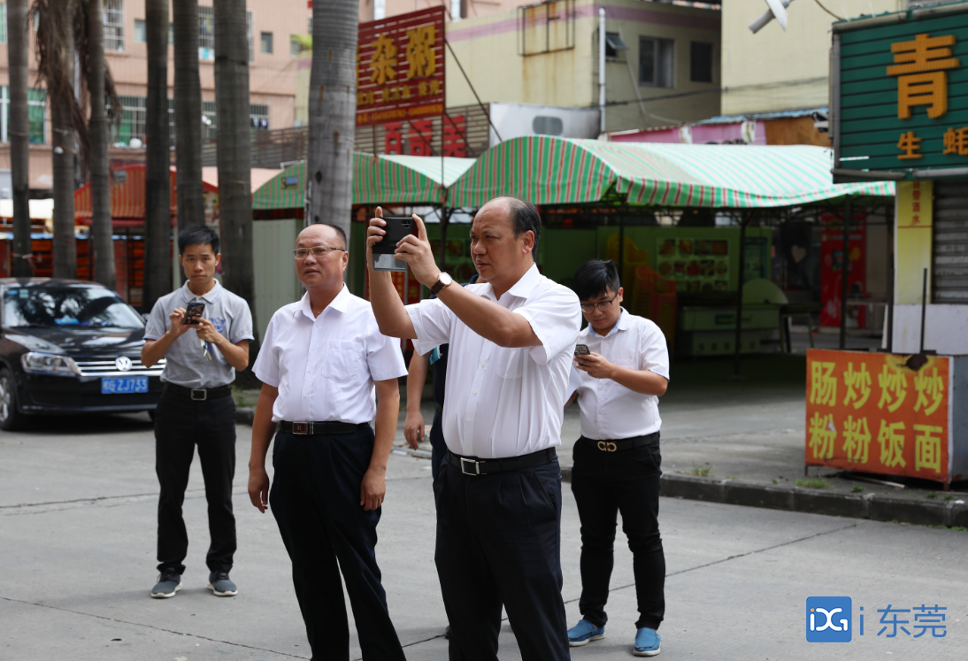 杨晓棠赴横沥开展行走东莞专项行动
