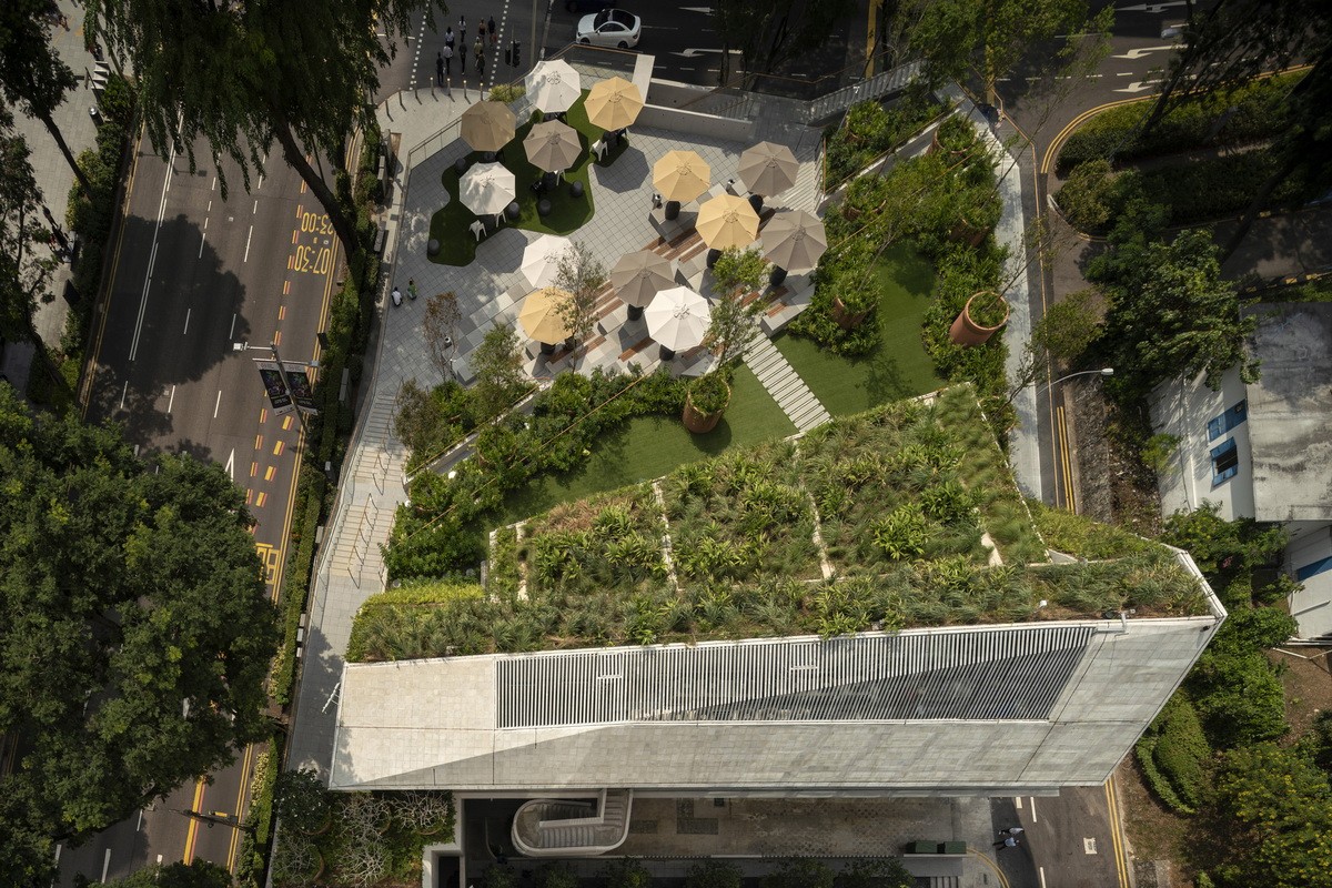 郁郁葱葱的城市花园:design orchard 孵化器 / woha