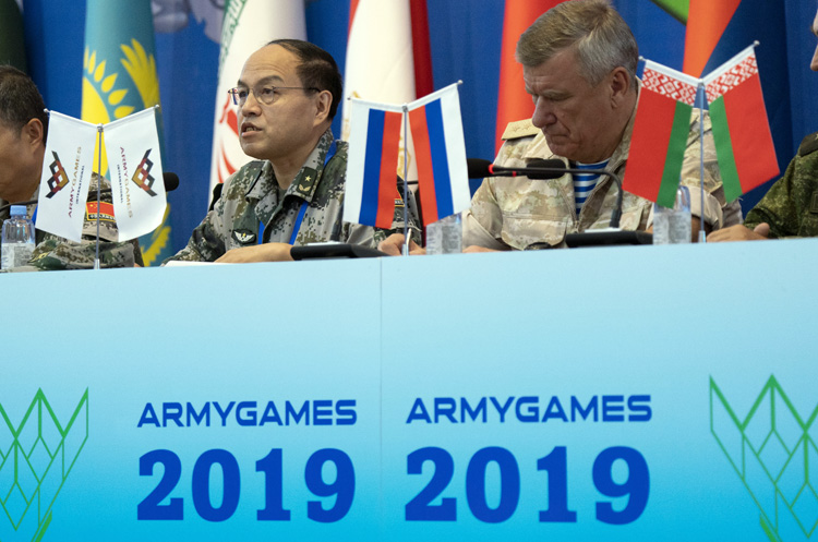 12国指挥官亮相国际军事比赛-2019发布会