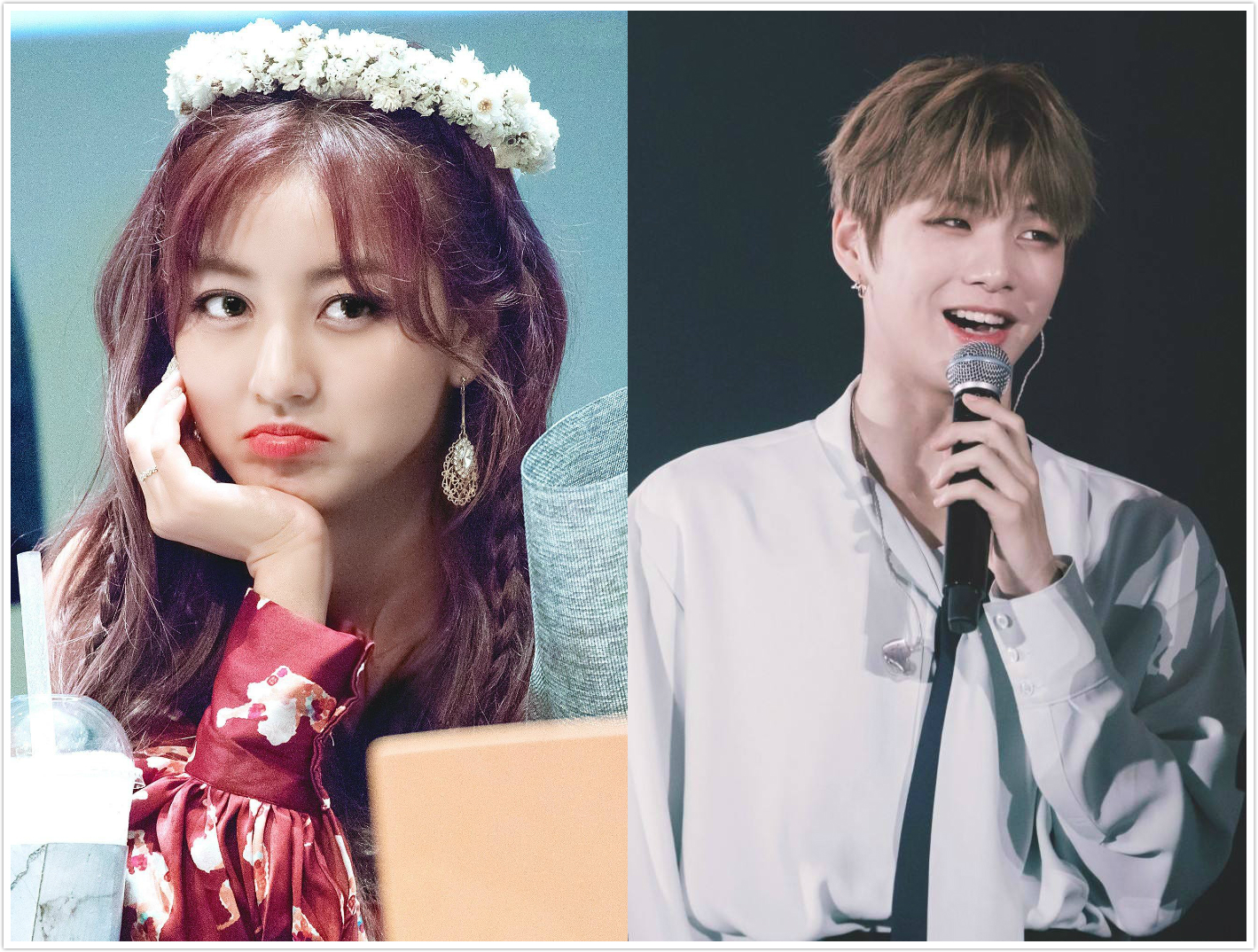 韩国最强明星cp出现?姜丹尼尔与twice队长朴志效恋爱了!