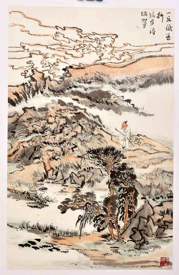 贯穿40年的陆俨少杜甫诗意呈现一波三折的创作经历