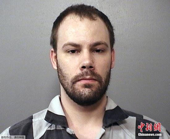 当地时间2019年7月18日,经陪审团决定,章莹颖案被告克里斯滕森被判处终身监禁。图为章莹颖案被告克里斯滕森(资料图)。