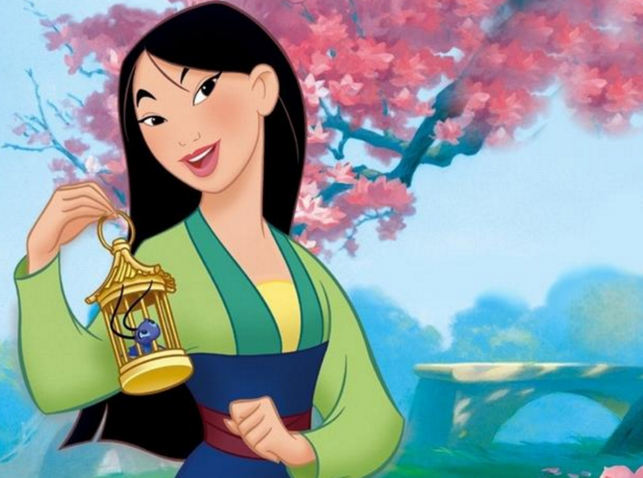 迪士尼动画版《花木兰》中的花木兰.