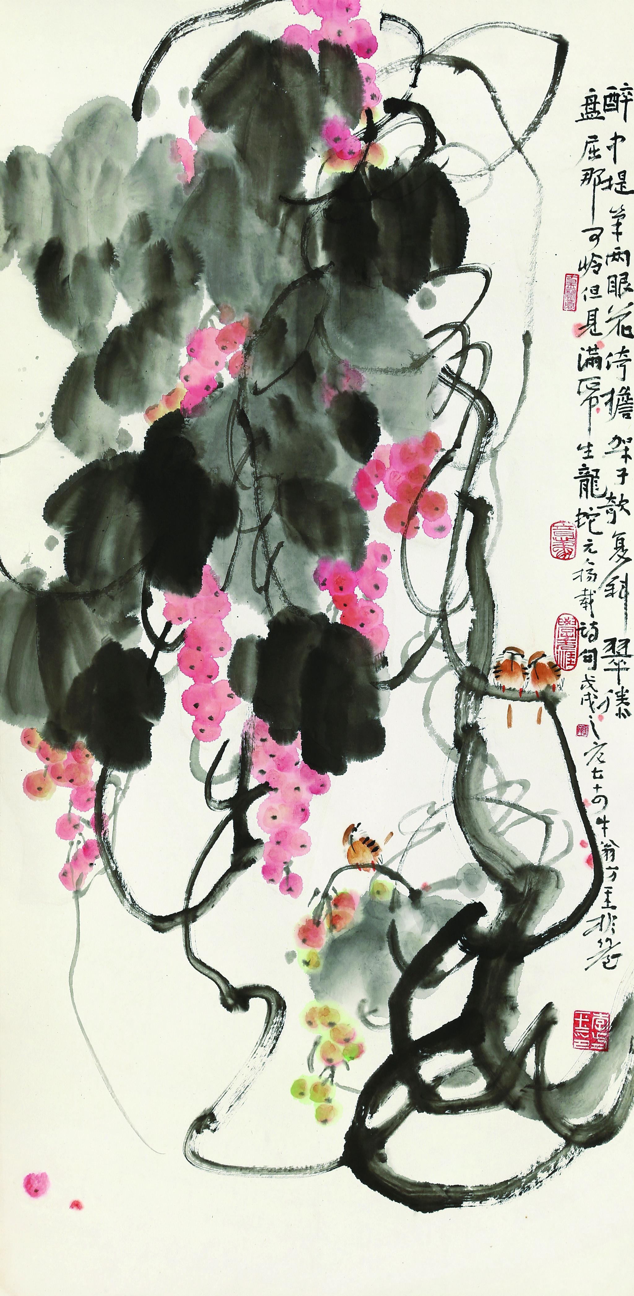 李方玉:以书入画,绘竹风花语之神韵