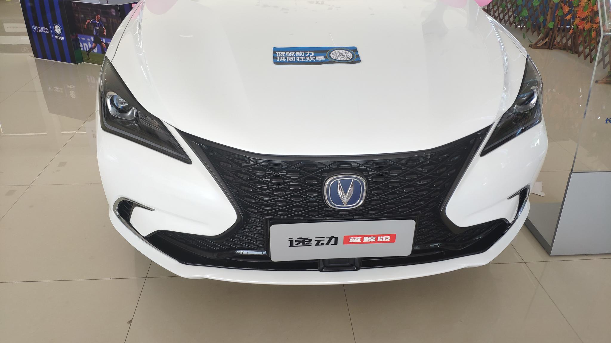 运动化的设计 长安逸动蓝鲸版实车到店