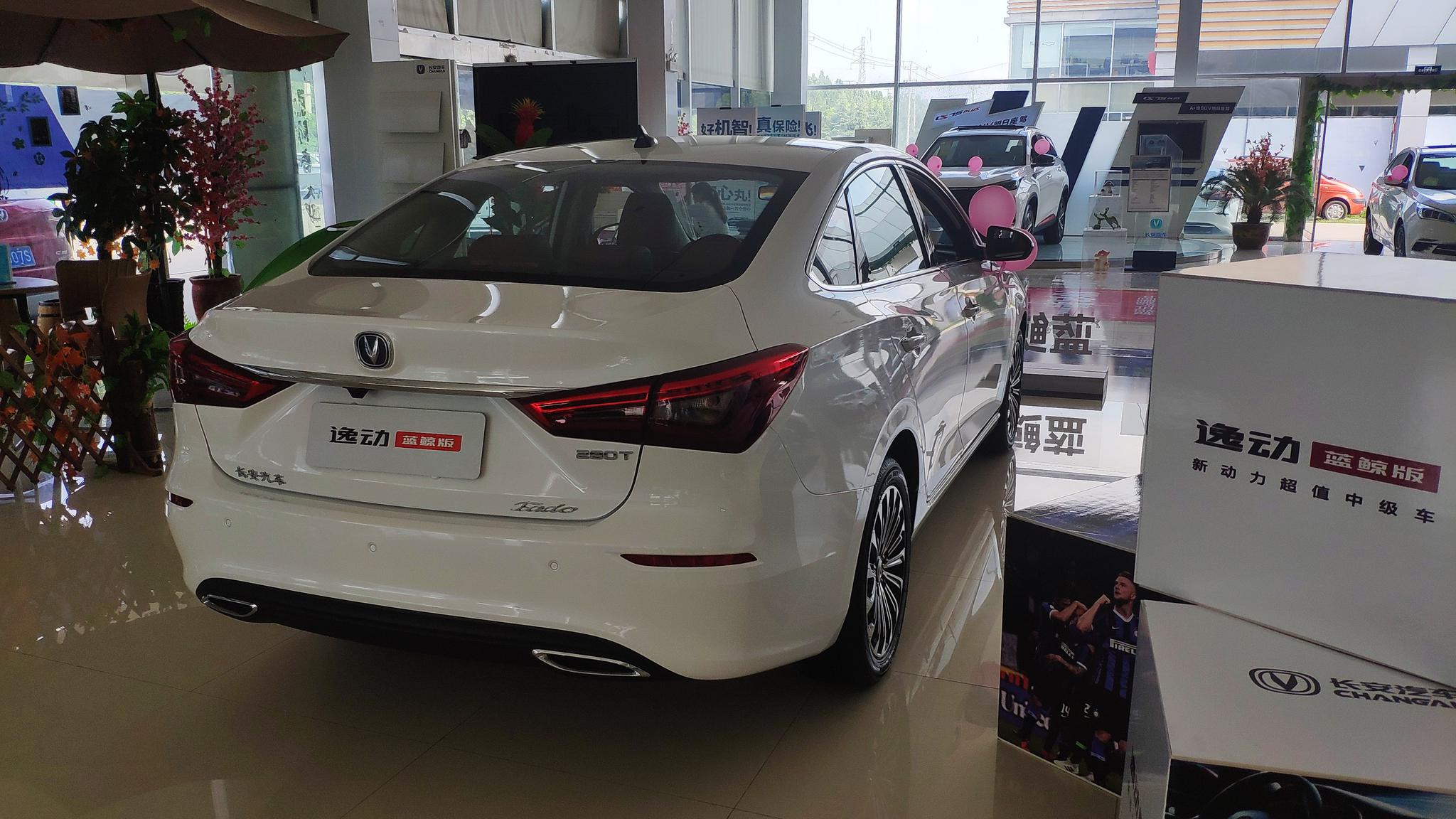 运动化的设计 长安逸动蓝鲸版实车到店