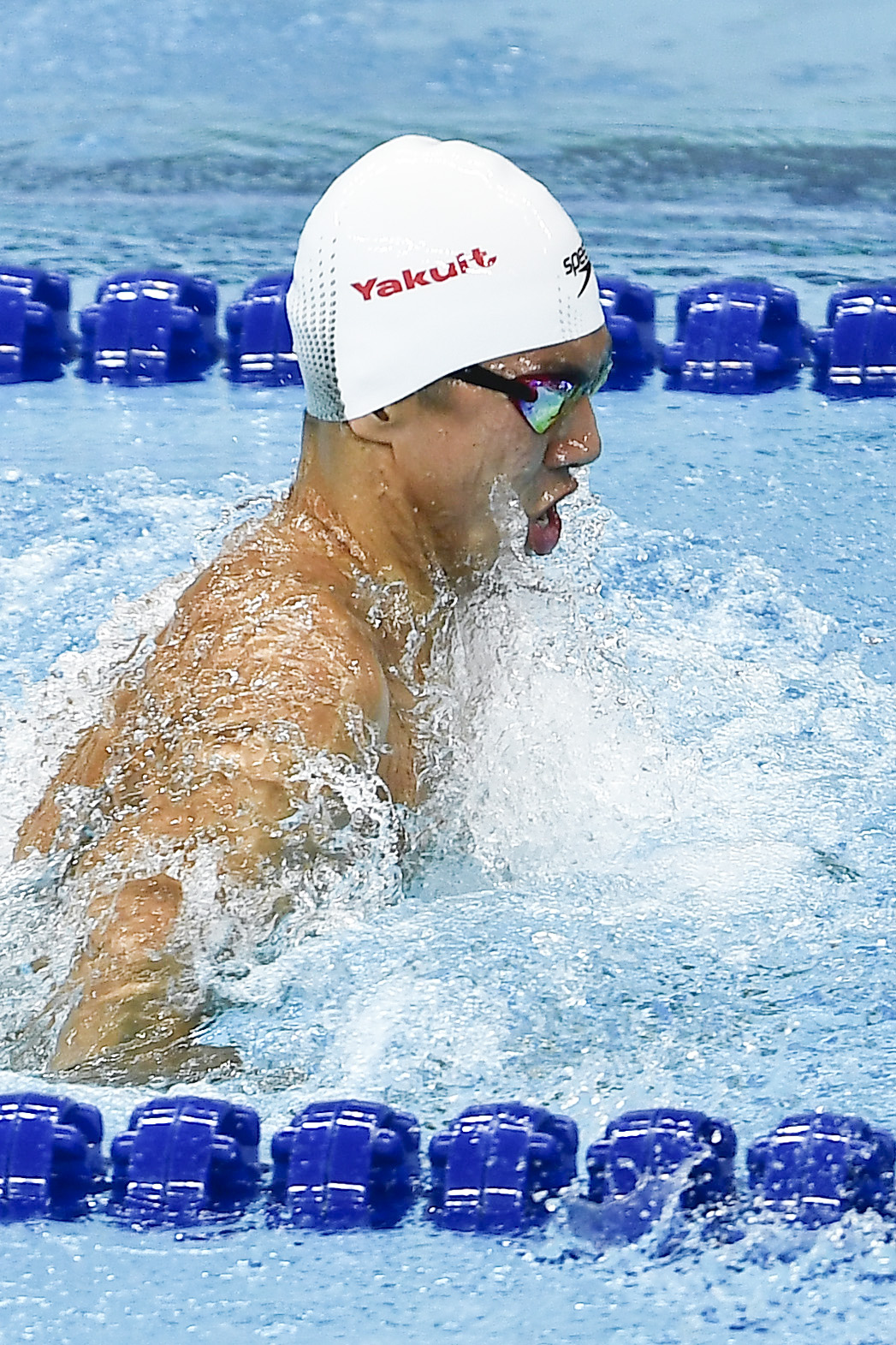 游泳世界杯闫子贝获男子50米蛙泳冠军