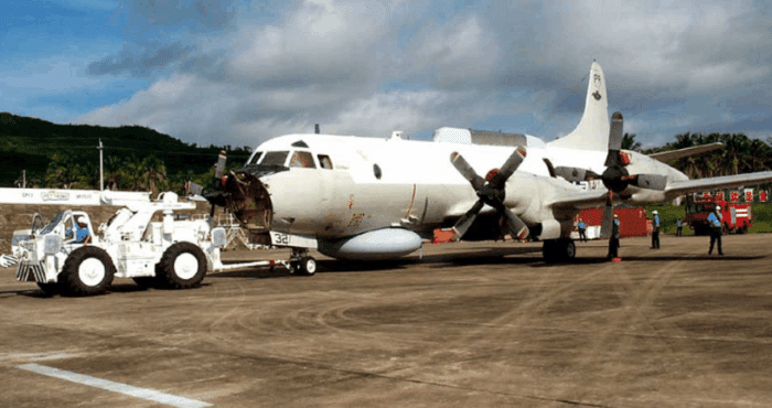 直击2001年被王伟迫降的美ep3侦察机在海南被拆解全过程