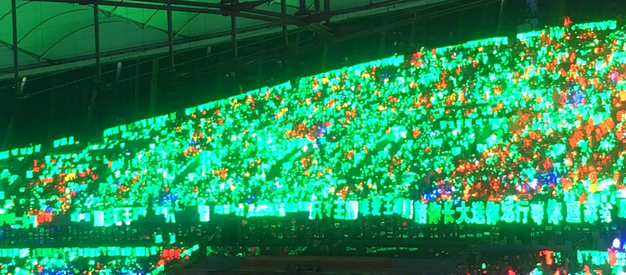 tfboys六周年王源蒙眼黑网纱造型太惊艳 小汤圆绿海霸气应援