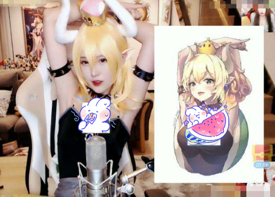 腐团儿cos库巴姬公主引超管紧关电闸只因她的一个坐姿