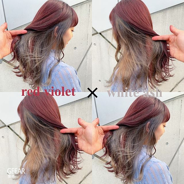 日本女生都这样染!把漂染颜色藏起来,打造惊喜无限发色!