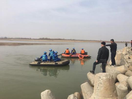 黄河落水人员打捞