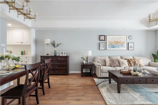 110㎡轻奢美式风，清新大气的时尚之家