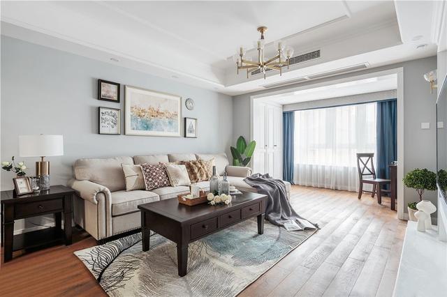 110㎡轻奢美式风，清新大气的时尚之家