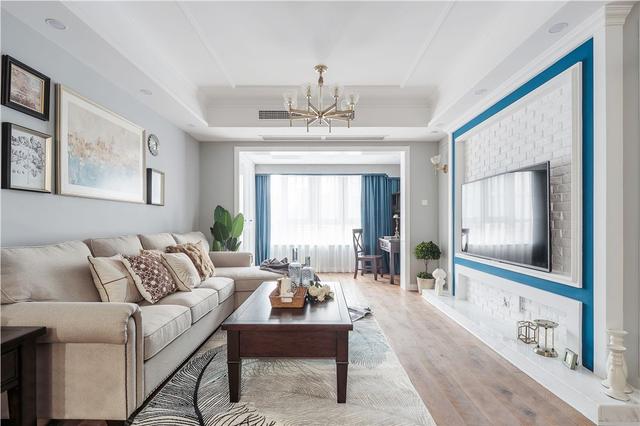 110㎡轻奢美式风，清新大气的时尚之家