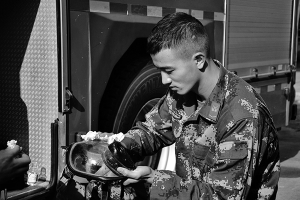 　丽水市消防救援支队云和中队消防员俞旺生前照片   来源：丽水市消防救援支队