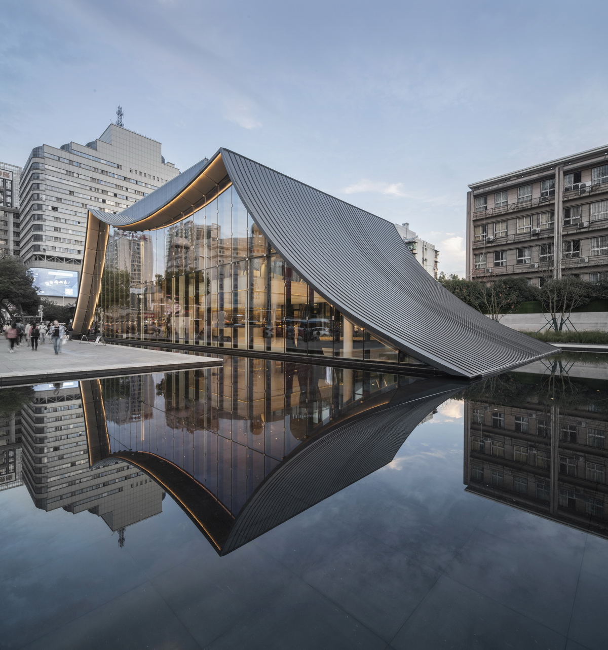 交织时空可以阅读的城市展厅天华建筑设计