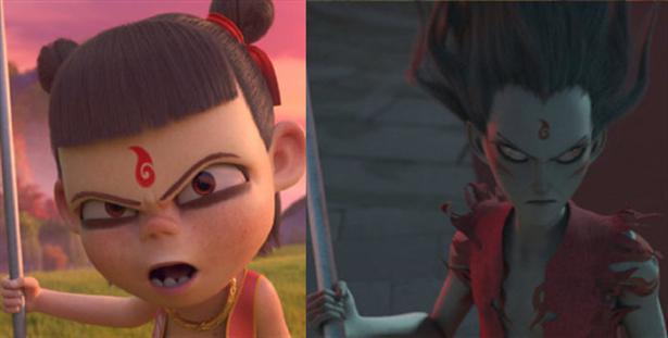 哪吒变身前后对比,小时候叫"吒儿",长大后的"回眸"圈粉无数|回眸|乾坤