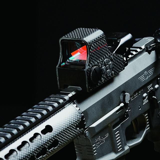 赛特马克公司终极射手m-spec fms碳纤维反射瞄具特写