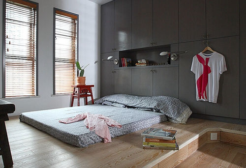 榻榻米床装修效果图片 小卧室榻榻米装修设计